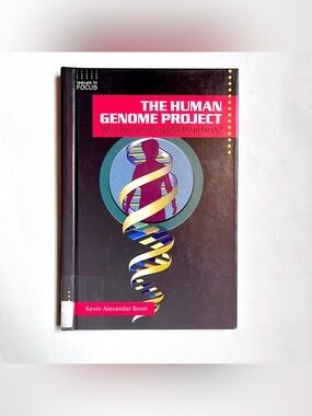 The Human Genome Project By Kevin Alexander Boon Hardcover Science DNA